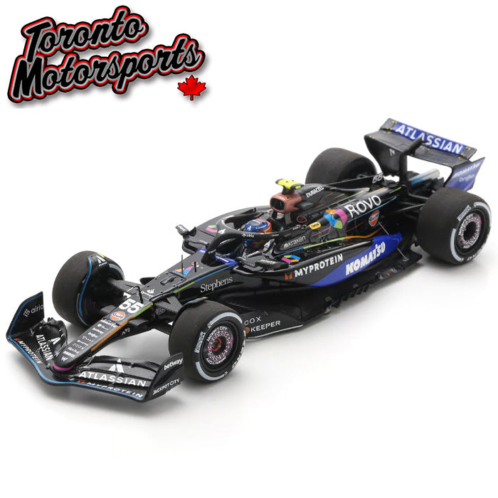 2025 Williams FW47 #55 Carlos Sainz Las Vegas GP 1:43 Scale by Spark #S9672
