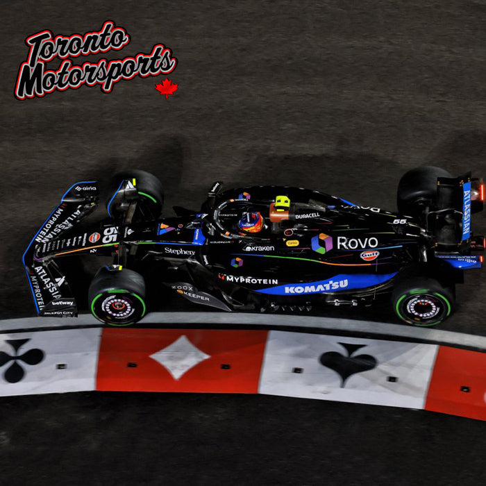 2025 Williams FW47 #55 Carlos Sainz Las Vegas GP 1:43 Scale by Spark #S9672