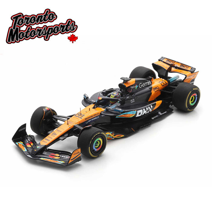 2025 McLaren MCL39 F1 #81 Oscar Piastri - 2nd Abu Dhabi GP - 1:43 Scale by Spark #S9679