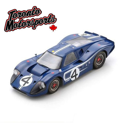 .1967 Ford GT40 Mk IV #4 Ruby/Hulme - Le Mans 24Hr 1:18 Scale by Spark #SPA180683 (18S683)