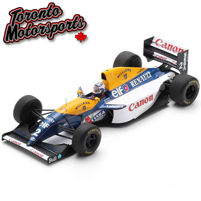 1993 Williams FW15C #5 Alain Prost – WINNER French GP 1:18 Scale by Spark #SPA180732 (18S732)