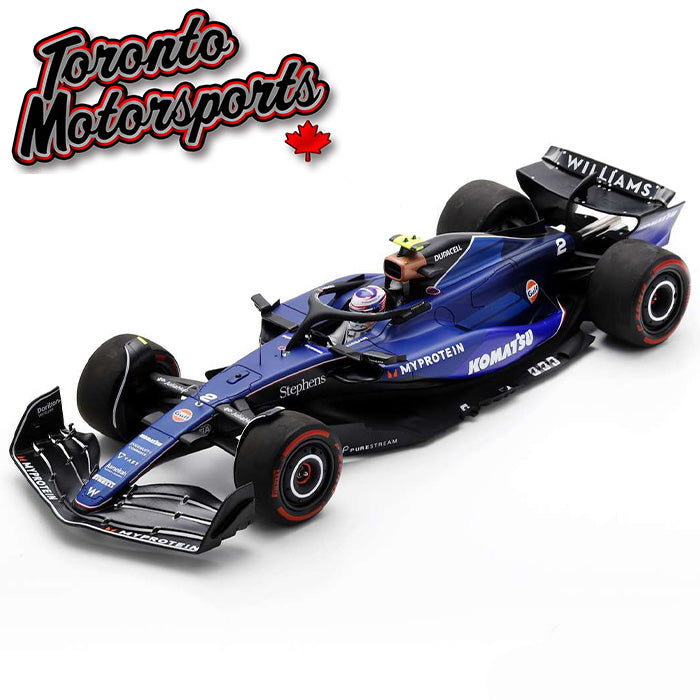 2024 Williams FW46 #2 Logan Sargent – Bahrain GP 1:18 Scale by Spark #SPA180988 (18S988)