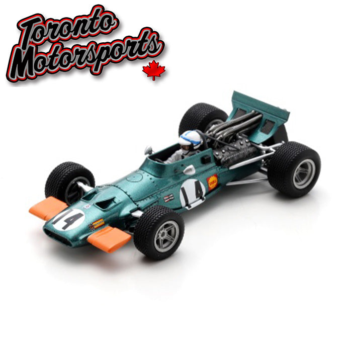 1969 BRM P139 #14 John Surtees – 3rd US GP 1:43 Scale by Spark #SPA432346 (S2346)