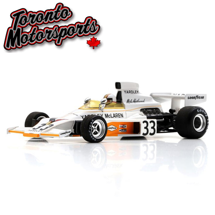 1974 McLaren M23 #33 Mike Hailwood – Dutch GP 1:43 Scale by Spark #SPA435738 (S5738)
