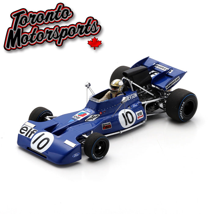 .1971 Tyrrell 001 #10 Peter Revson – US GP 1:43 Scale by Spark #SPA437216 (S7216)