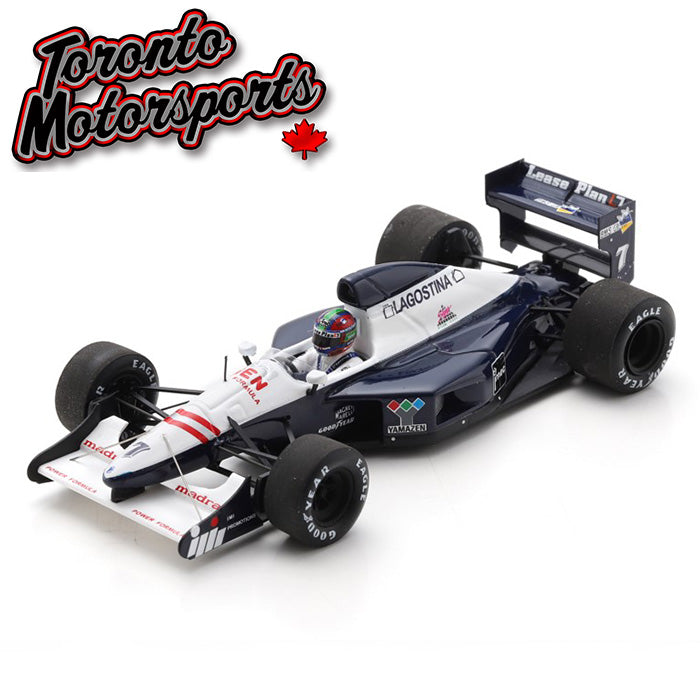 1992 Brabham BT60B #7 Eric van de Poële – South African GP 1:43 Scale by Spark #SPA437442 (S7442)