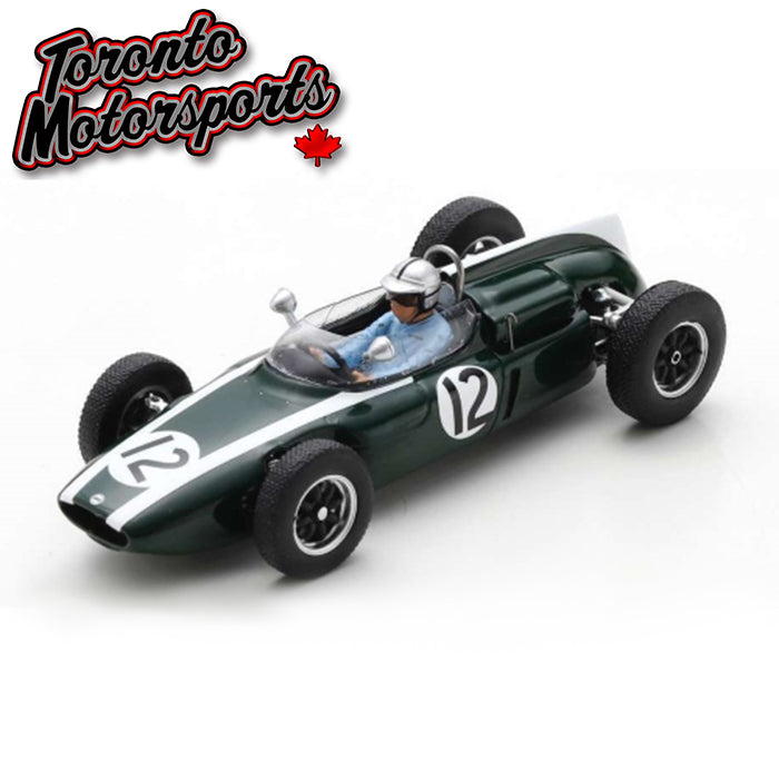 .1961 Cooper T55 #12 Bruce McLaren - Italian GP 1:43 Scale by Spark #SPA438070 (S8070)