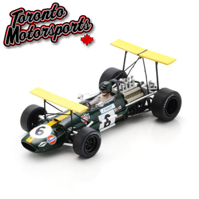 .1968 Brabham BT26 #6 Jochen Rindt – Canada GP 1:43 Scale by Spark #SPA438313 (S8313)