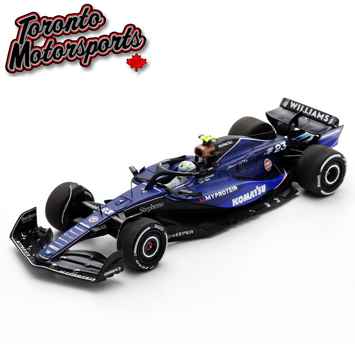 2024 Williams FW46 #23 Alex Albon "100th RACE" - US GP 1:43 Scale by Spark #SPA439559 (S9559)