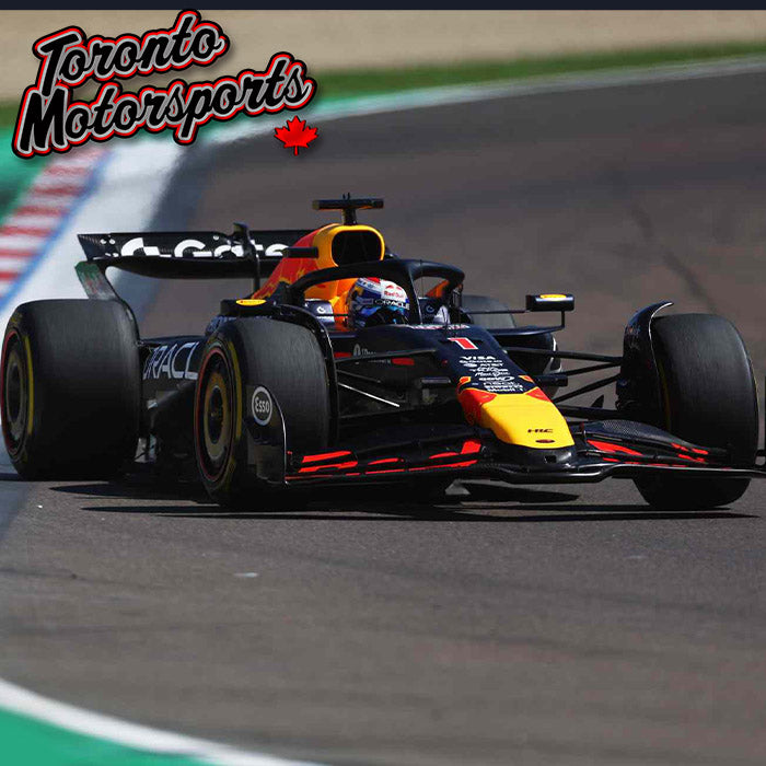 2025 Red Bull Racing RB21 F1 #1 Max Verstappen - WINNER Emilia-Romagna GP "RB 400 Races" 1:43 Scale by Spark #SPA439623 (S9623)