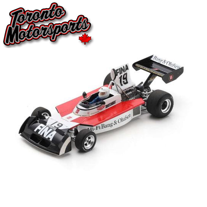 .1974 Surtees TS16 #19 Jochen Mass - South African GP 1:43 Scale by Spark #SPA439652 (S9652)