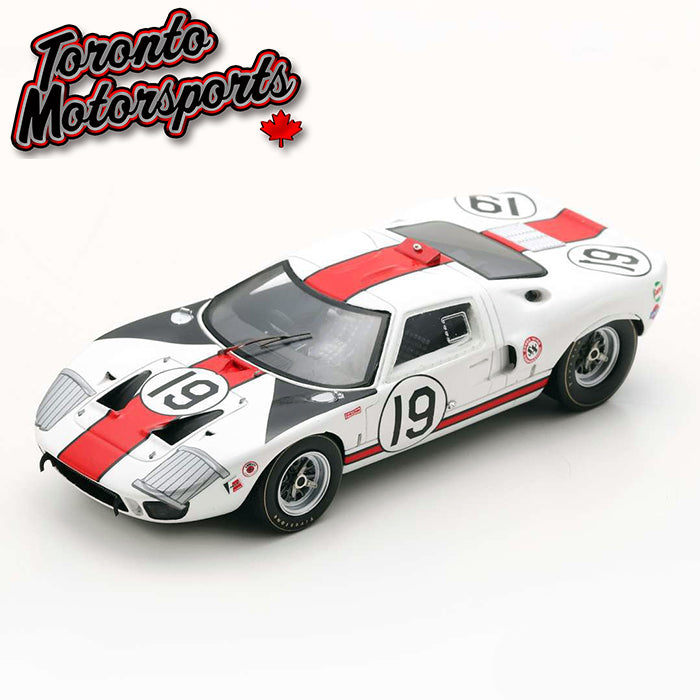 .1966 Ford GT40 #19 S.Scott/P.Revson- 3rd Sebring 12H - LTD 500pcs 1:43 Scale by Spark #SPAUS251