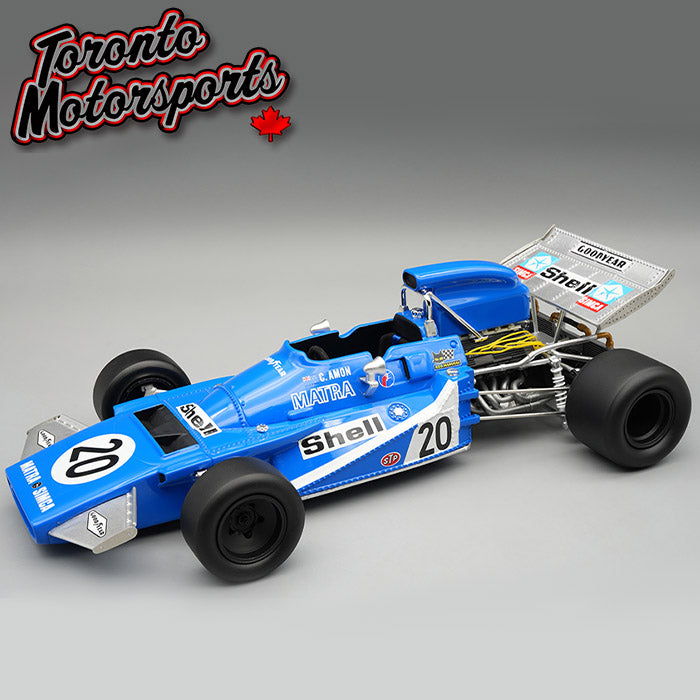 1971 Matra MS120B #20 Chris Amon - Spain GP *w/ DISPLAY CASE* Ltd. Edition 1:18 Scale by Tecnomodel #TM18-218B