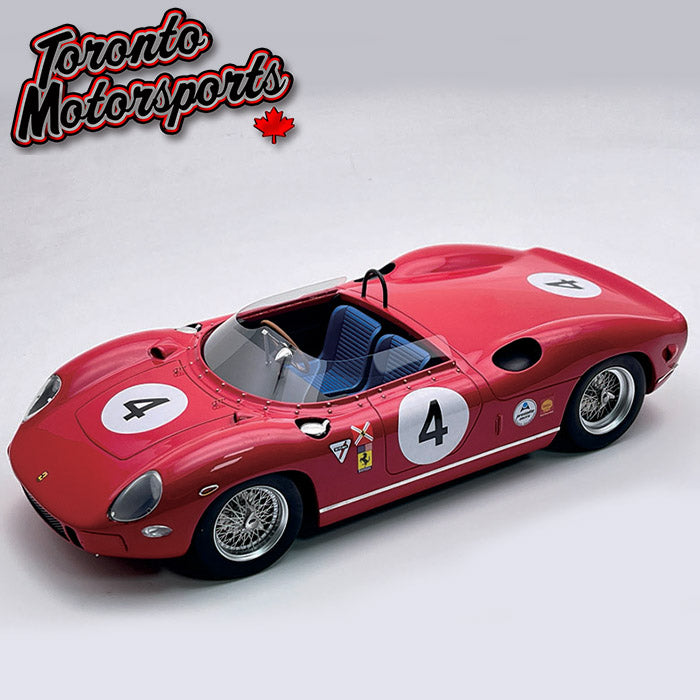 1964 Ferrari 330P NART #4 P. Rodriguez - WINNER Canada GP Mosport *w/ DISPLAY CASE* Ltd. Edition 1:18 Scale by Tecnomodel #TM18-310D