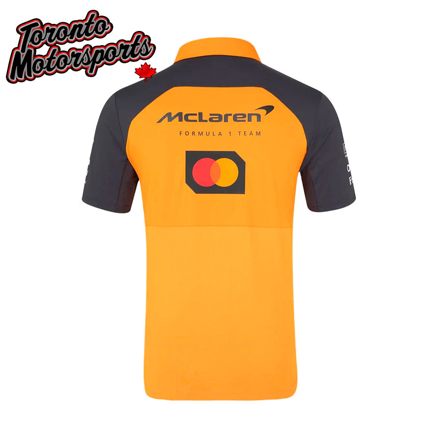 Team McLaren ポロシャツ　ライコネン　F1 McLaren F1 2025 Team Polo Shirt Papaya - Official Castore