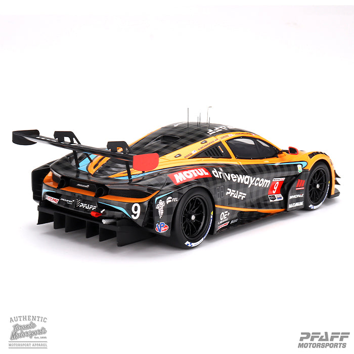 2024 McLaren 720 GT3 EVO Pfaff Motorsports #9 Jarvis/Kirchhofer/Hinchcliffe/Rossi - IMSA Daytona 24 Hrs. 1:18 Scale by TopSpeed #TS0562