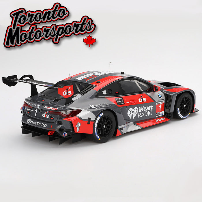 2024 BMW M4 GT3 Paul Miller Racing #1 van der Linde/Sellers/Snow/Verhagen – IMSA Sebring 12hrs 1:18 Scale by True Scale Models #TS0572
