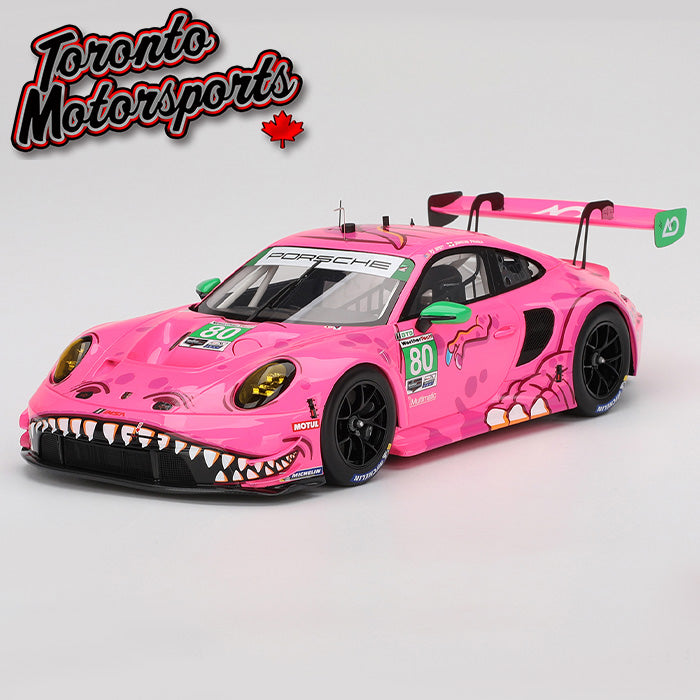 2023 Porsche 911 GT3 R AO Racing “ROXY” #80 Hyett/Priaulx – IMSA GT Challenge at VIR 1:18 Scale by True Scale Models #TS0589