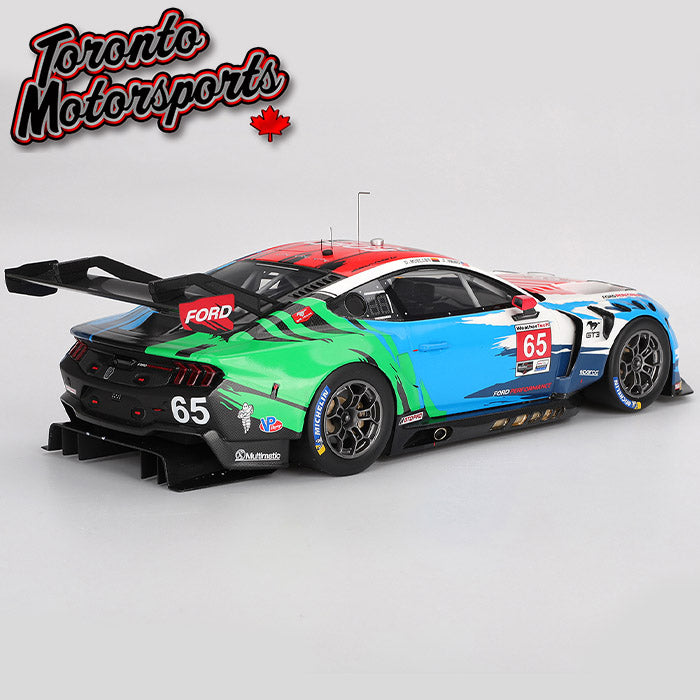 2024 Ford Mustang Multimatic Motorsports GT3 #65 Mies/Vervisch – IMSA Laguna Seca 1:18 Scale by TopSpeed #TS0603