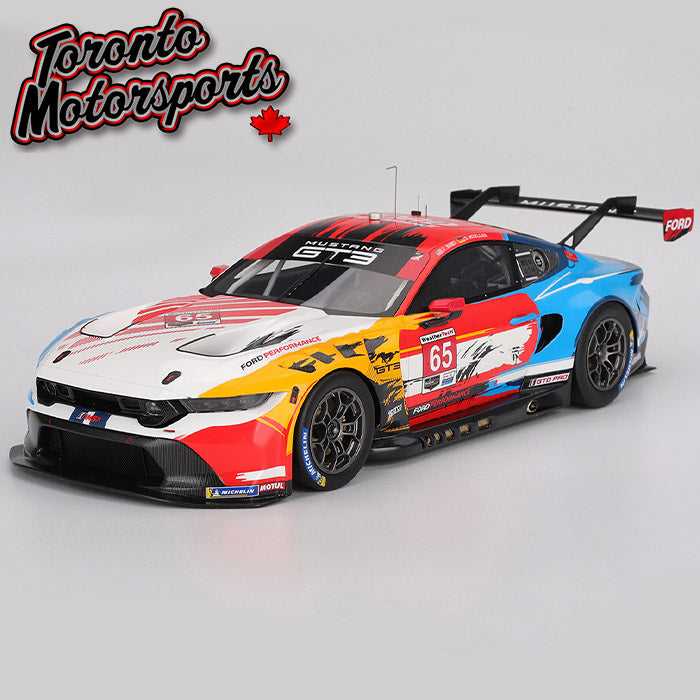 2024 Ford Mustang Multimatic Motorsports GT3 #65 Mies/Vervisch – IMSA Laguna Seca 1:18 Scale by TopSpeed #TS0603