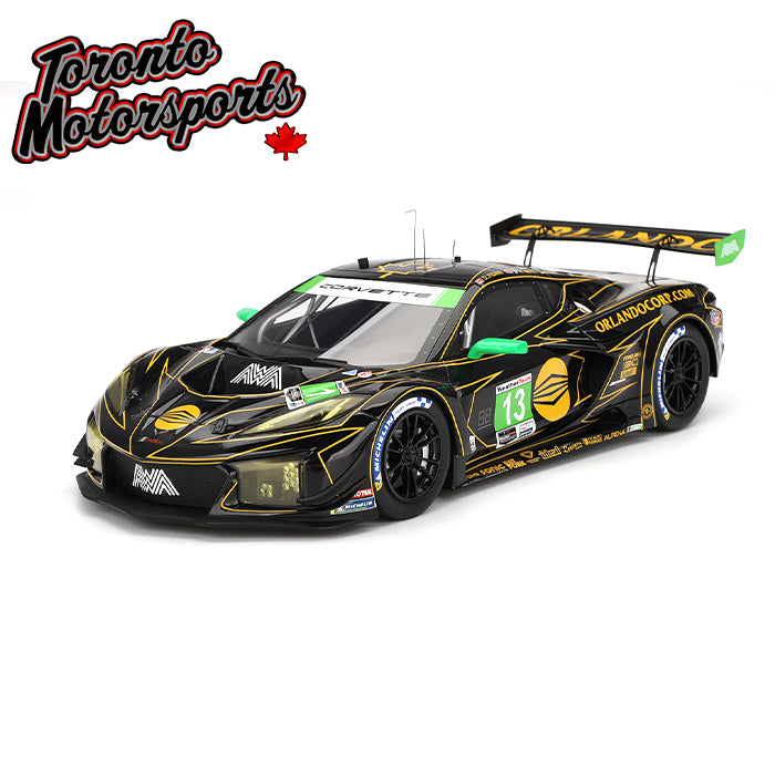 2025 Chevrolet Corvette Z06 GT3.R AWA #13 Bell/Fidani/Kern/Kirchhöfer- Class WINNER IMSA Daytona 24 Hrs. 1:18 Scale by TopSpeed #TS0615