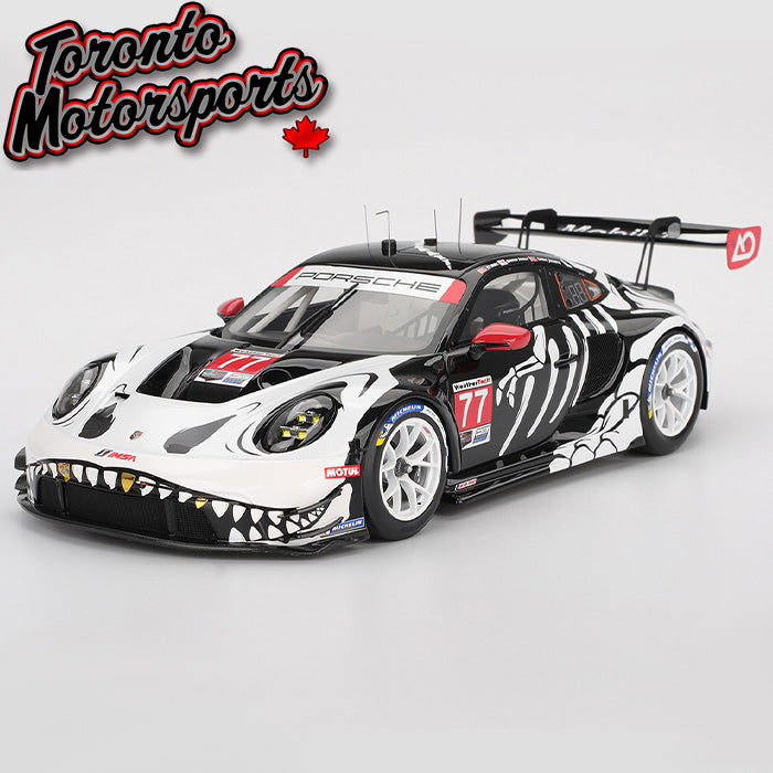 2025 Porsche 911 GT3 R AO Racing “REXY” Skeleton Car #77 – IMSA Petit LeMans 1:18 Scale by TopSpeed #TS0651 (TS0REXYPETIT)