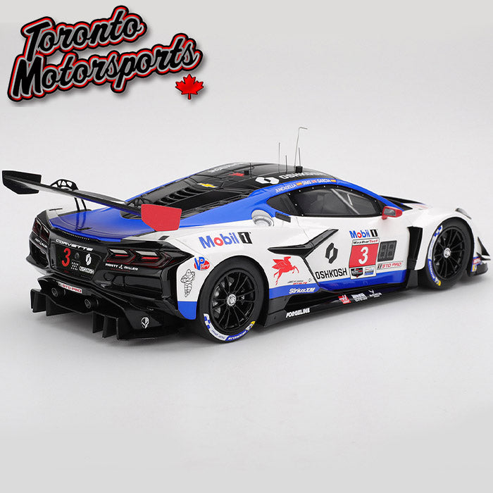 2025 Chevrolet Corvette Z06 GT3.R #3 García/Juncadella/Sims - IMSA 12 HRS of Sebring - 1:18 Scale by TopSpeed #TS0660