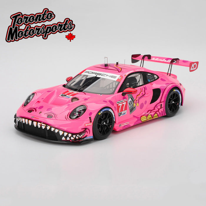 2025 Porsche 911 GT3 R (992) AO Racing 'ROXY' #77 – IMSA Detroit GP - 1:18 Scale by TopSpeed #TS0663