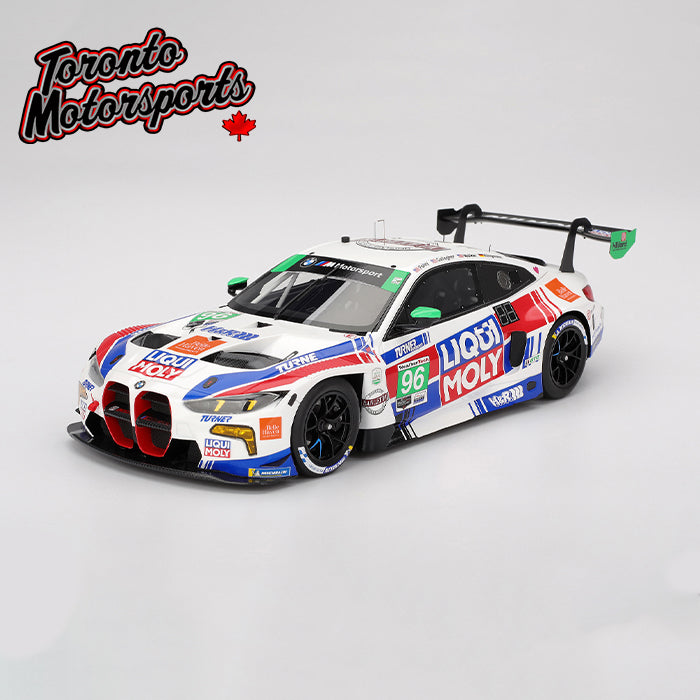 2025 BMW M4 GT3 EVO Turner Motorsport #96 Foley/Gallagher/Klingmann/Walker – IMSA Daytona 24 Hrs. - 1:18 Scale by TopSpeed #TS0692