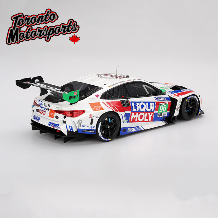 2025 BMW M4 GT3 EVO Turner Motorsport #96 Foley/Gallagher/Klingmann/Walker – IMSA Daytona 24 Hrs. - 1:18 Scale by TopSpeed #TS0692