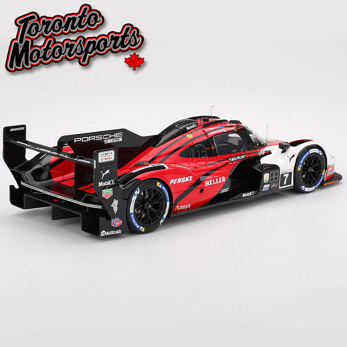 2024 Porsche 963 Porsche Penske Motorsport #7 Cameron/Campbell/Nasr/Newgarden- WINNER IMSA Daytona 24hr - 1:18 Scale by TopSpeed #TS0700