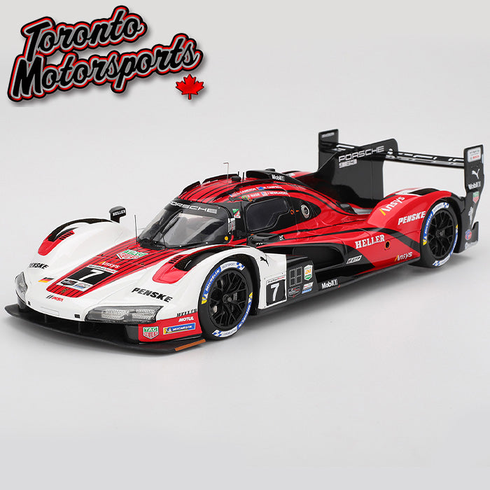 2024 Porsche 963 Porsche Penske Motorsport #7 Cameron/Campbell/Nasr/Newgarden- WINNER IMSA Daytona 24hr - 1:18 Scale by TopSpeed #TS0700