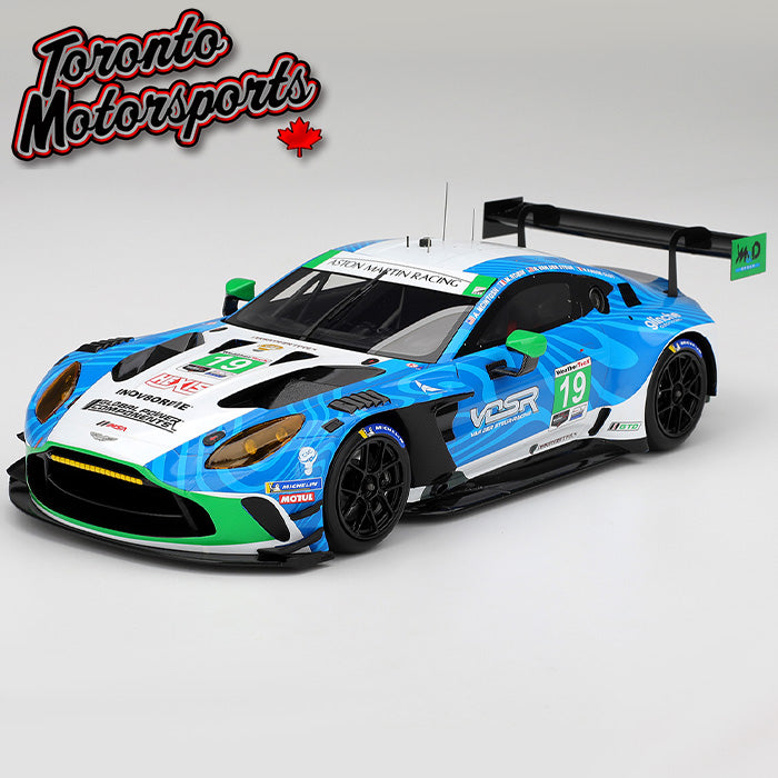 2025 Aston Martin Vantage GT3 Evo van der Steur Racing #19 Hasse-Clot/McIntosh/Robin/van der Steur  - IMSA Daytona 24 Hrs - 1:18 Scale by TopSpeed #TS0709