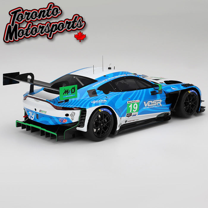2025 Aston Martin Vantage GT3 Evo van der Steur Racing #19 Hasse-Clot/McIntosh/Robin/van der Steur  - IMSA Daytona 24 Hrs - 1:18 Scale by TopSpeed #TS0709