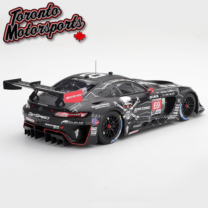 2026 Mercedes-AMG GT3 GetSpeed #69 Bartone/Götz/Gounon/Schiller  – IMSA Daytona 24 Hrs - 1:18 Scale by TopSpeed #TS0716