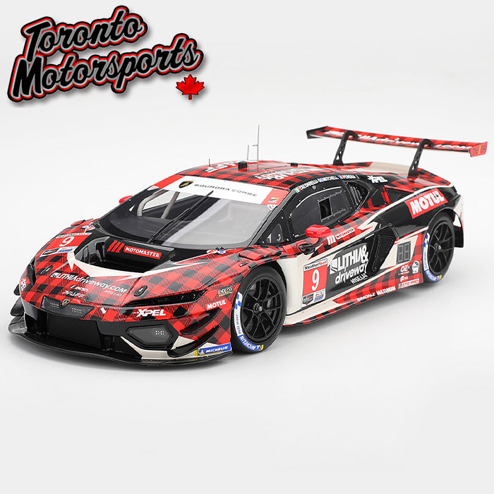 2026 Lamborghini Temerario GT3 Pfaff Motorsports #9 Caldarelli/Mitchell/Bortolotti/Hinchcliffe/Perera - IMSA Sebring 12 Hrs 1:18 Scale by TopSpeed #TS0743