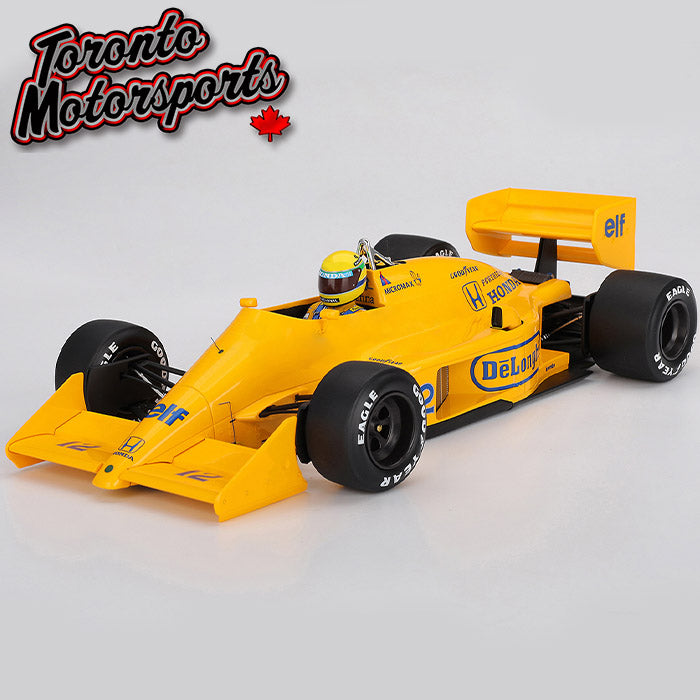 1987 Lotus 99T #12 Ayrton Senna - WINNER Monaco GP - 1:12 Scale by TSM #TSM120016