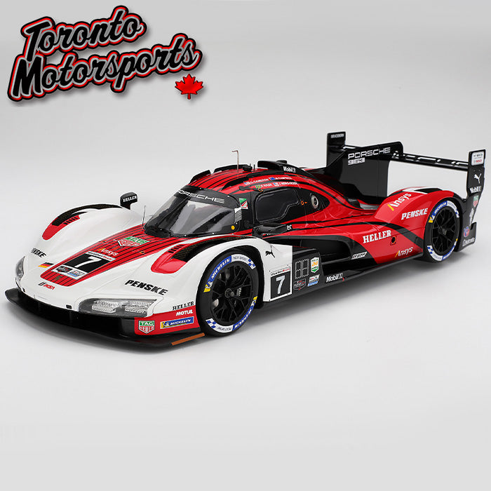 2024 Porsche 963 Porsche Penske Motorsport #7 Cameron/Campbell/Nasr/Newgarden- WINNER IMSA Daytona 24hr - 1:12 Scale by TSM #TSM120018