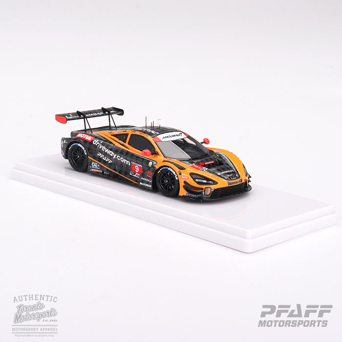 .2024 McLaren 720 GT3 EVO Pfaff Motorsports #9 Jarvis/Kirchhofer/Hinchcliffe/Rossi - IMSA Daytona 1:43 Scale by TSM #TSM430785