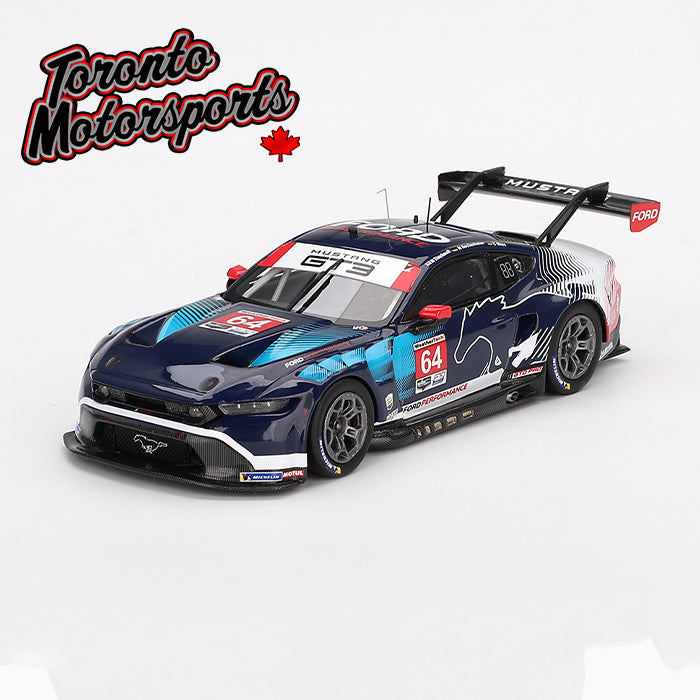 .2024 Ford Mustang Multimatic Motorsports GT3 #64 Mies/Rockenfeller/Tincknell - IMSA Daytona 24hrs 1:43 Scale by TSM #TSM430815