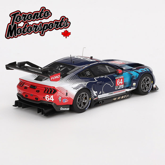.2024 Ford Mustang Multimatic Motorsports GT3 #64 Mies/Rockenfeller/Tincknell - IMSA Daytona 24hrs 1:43 Scale by TSM #TSM430815