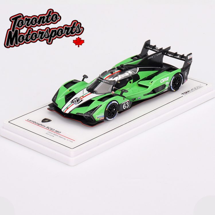 .2024 Lamborghini SC63 Iron Lynx #63 Cairoli/Caldarelli/Grosjean- Sebring 12hrs 1:43 Scale by True Scale Models #TSM430816