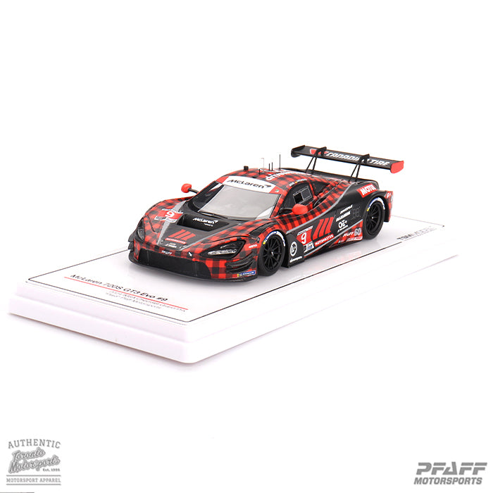 .2024 McLaren 720 GT3 EVO Pfaff Motorsports #9 Jarvis/Kirchhofer - 'Plaid' IMSA CTMP 1:43 Scale by TSM #TSM430827 (TSM430CTMP)