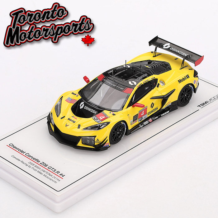 .2025 Chevrolet Corvette Z06 GT3.R Pratt Miller Motorsports #4 Catsburg/Milner/Varrone- IMSA Daytona 24hr 1:43 Scale by TSM #TSM430849