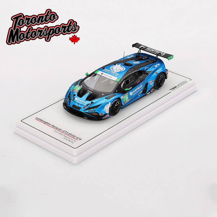 2025 Lamborghini Huracan GT3 EVO2 Forte Racing #78 Farnbacher/Goikhberg/Kligerman/Perera– IMSA Daytona 24 Hrs. - 1:43 Scale by TSM #TSM430874