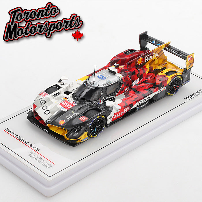 2025 BMW M Hybrid V8 Team WRT #20 Frijns/Rast/van der Linde - Le Mans 24hr 1:43 Scale by TSM #TSM430885