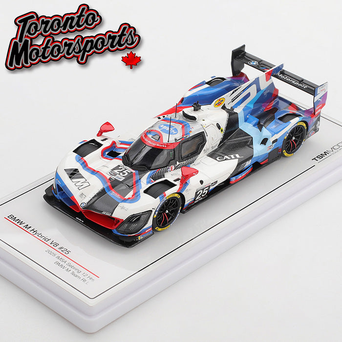 2025 BMW M Hybrid V8 Team RLL #25 Frijns/van der Linde/Wittmann - IMSA Sebring 12hr 1:43 Scale by TSM #TSM430888