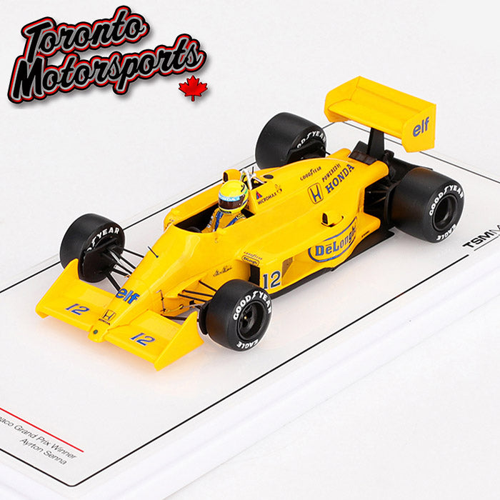 1987 Lotus 99T #12 Ayrton Senna - WINNER Monaco GP 1:43 Scale by True Scale Models #TSM430892