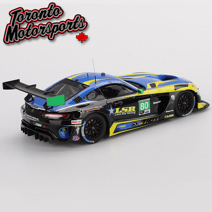 2025 Mercedes-AMG GT3 EVO Lone Star Racing #80 Andrews/Aron/Filgueiras/Knox  – IMSA Daytona 24 Hrs 1:43 Scale by True Scale Models #TSM430902