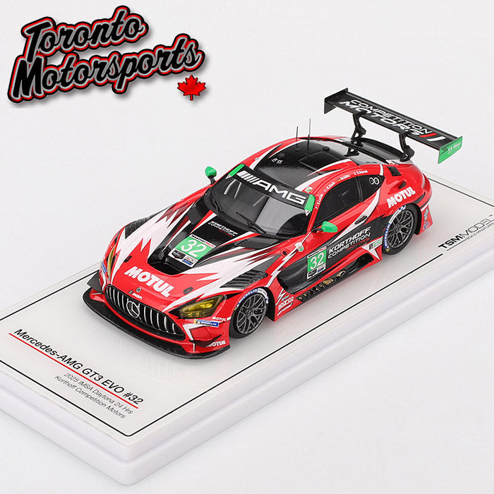 2025 Mercedes-AMG GT3 EVO Korthoff Competition Motors #32 Götz/Koch/Lucas/Morad- IMSA Daytona 24hr 1:43 Scale by True Scale Models #TSM430910